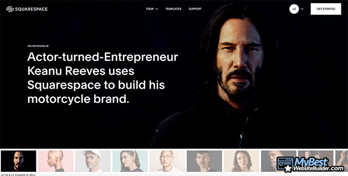 Squarespace review: OMG it's Keanu, you're all breathtaking.