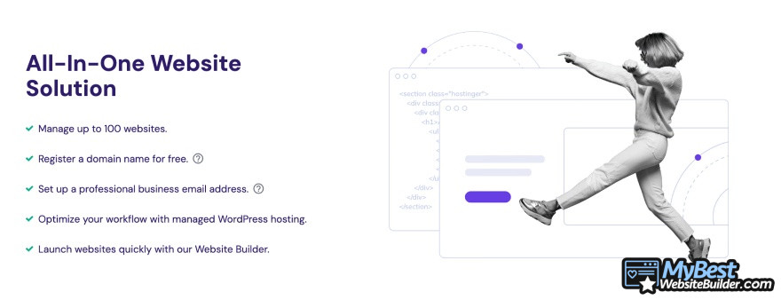 Hostinger website builder review: all-in-one website solution.